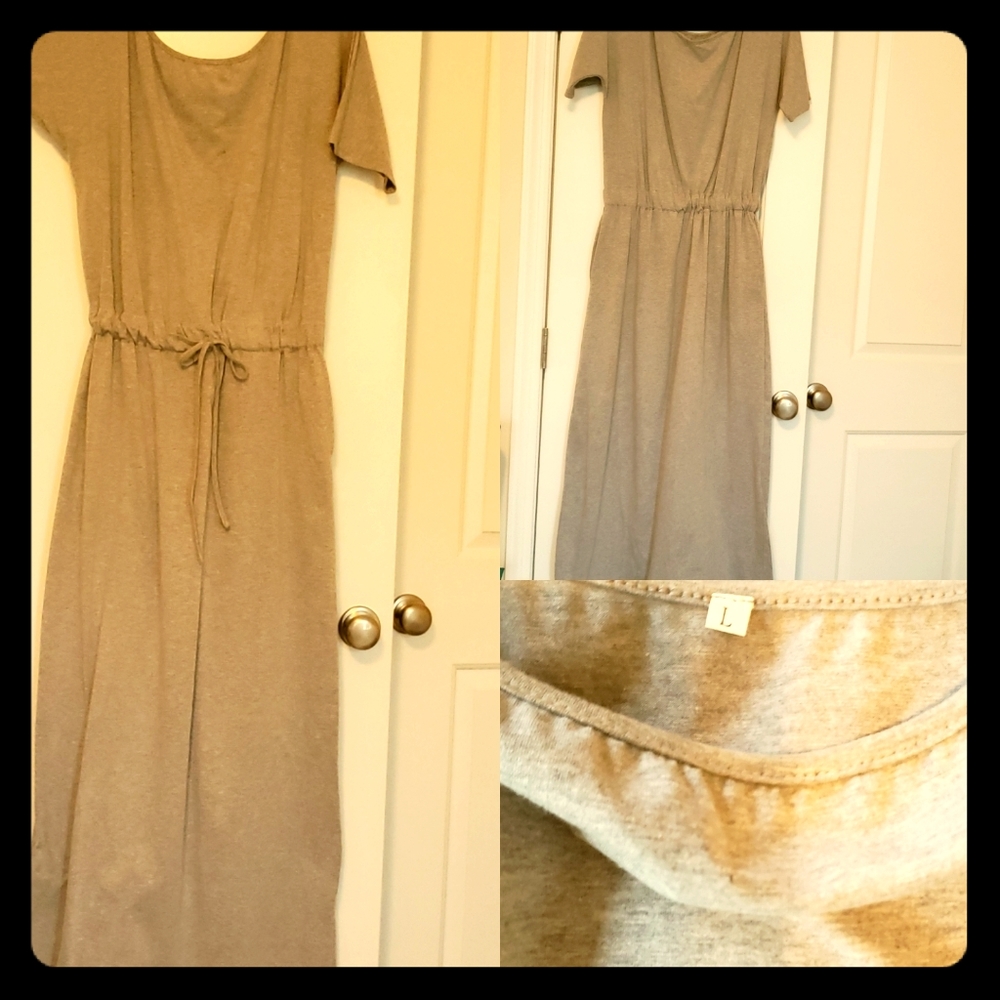 Maxi Gray Dress for Casual